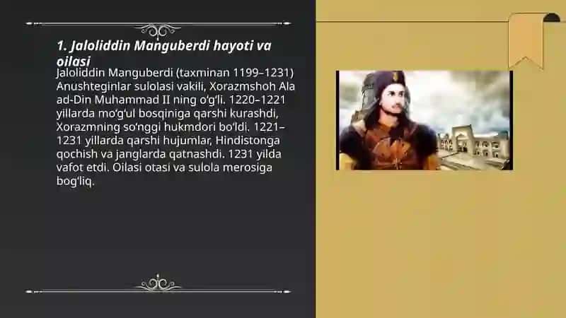 Jaloliddin Manguberdi - vatan himoyachisi 3
