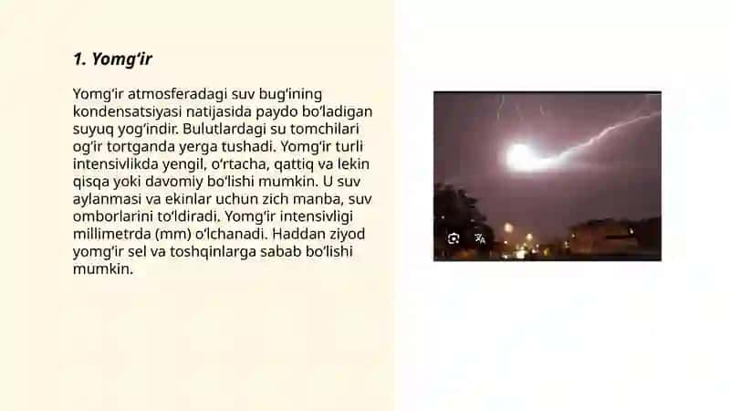 Tabiat hodisalari 3