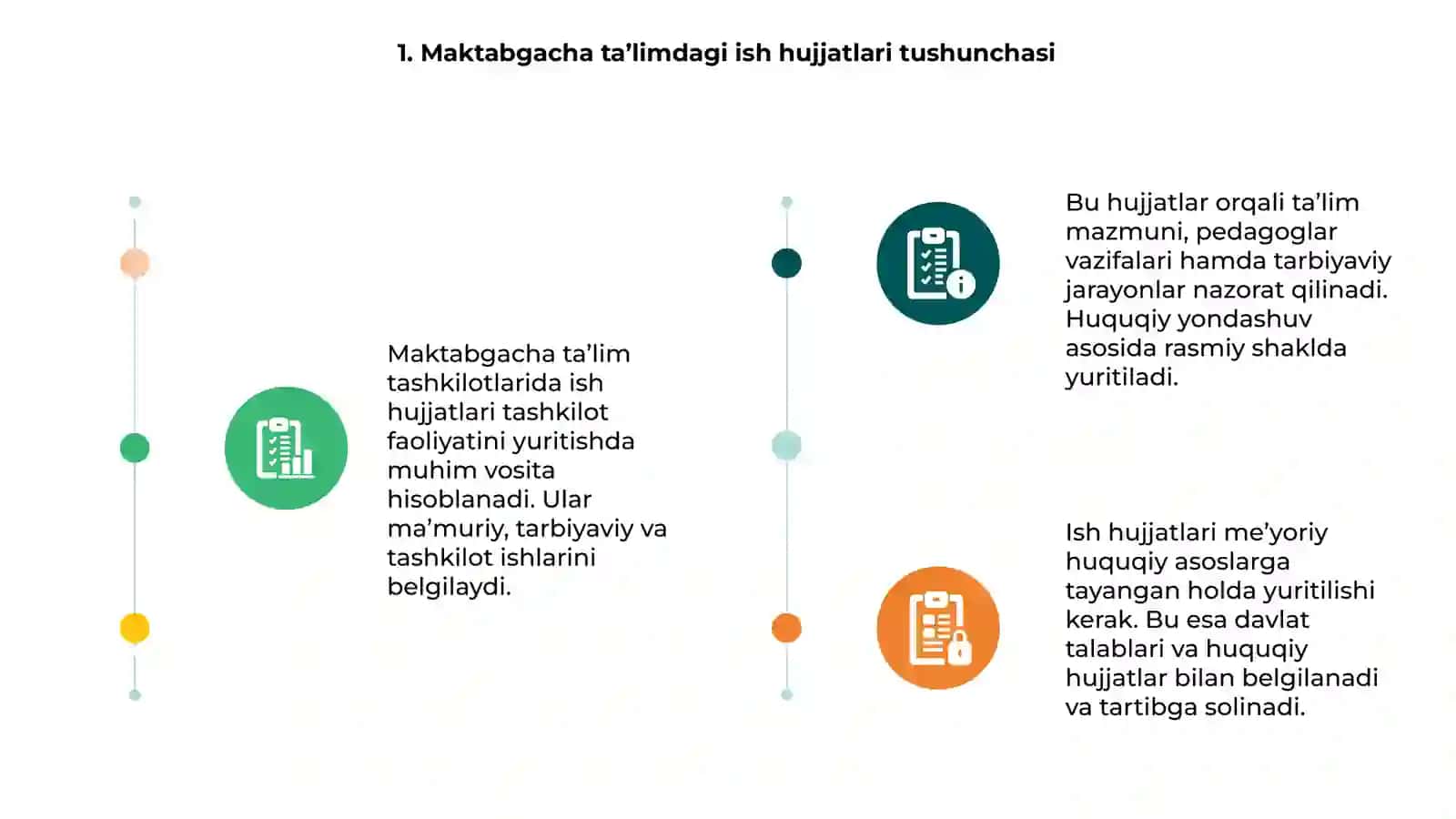 Maktabgacha ta'lim tashkilotlarida ish hujjatlarini yuritishning meyoriy huquqiy asoslari 3