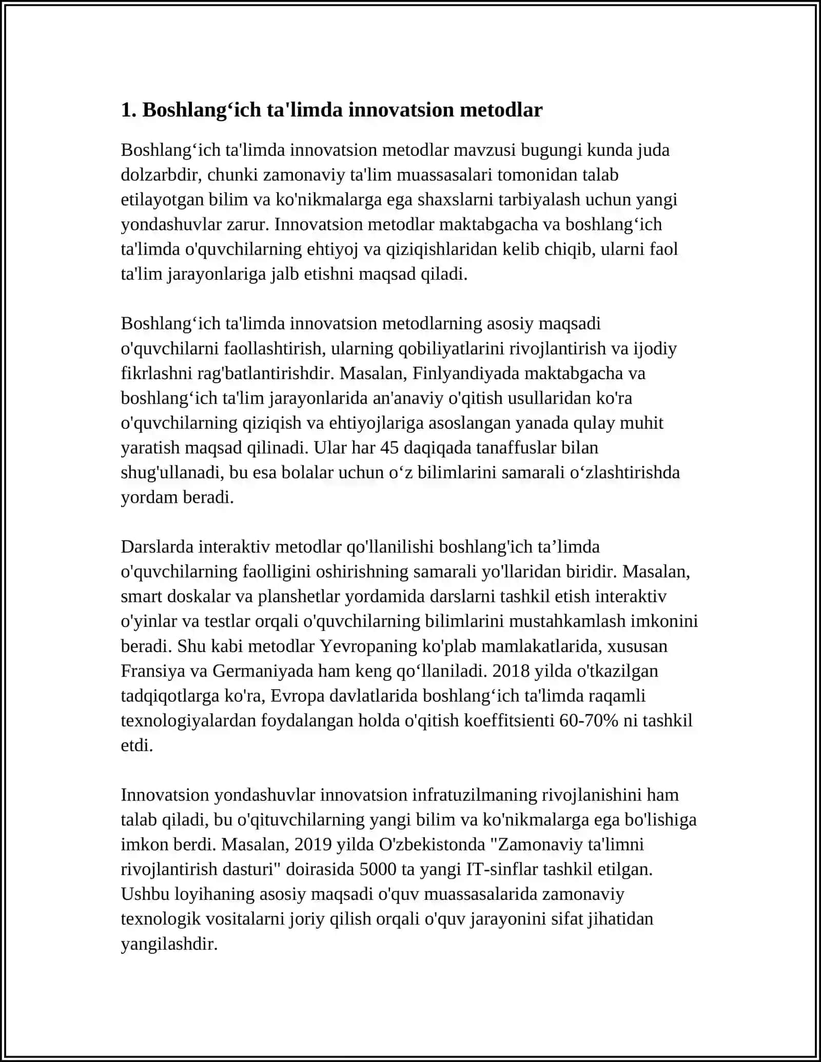 Boshlang‘ich ta'limda innovatsion metodlar 3