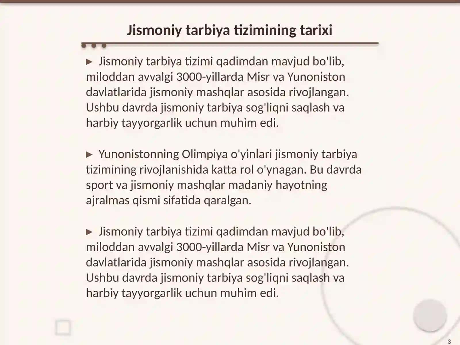 Jismoniy tarbiya tizimining umumiy tavsifi 3