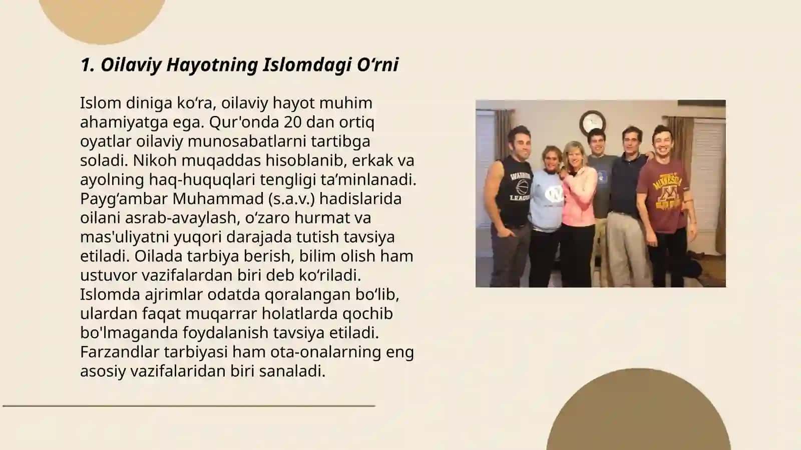 Shayx Muhammad Sodiq Muhammad Yusufning “Baxtiyor oila” asarida islom qadriyatlarining talqini mavzusida taqdimot tayyorlash 3