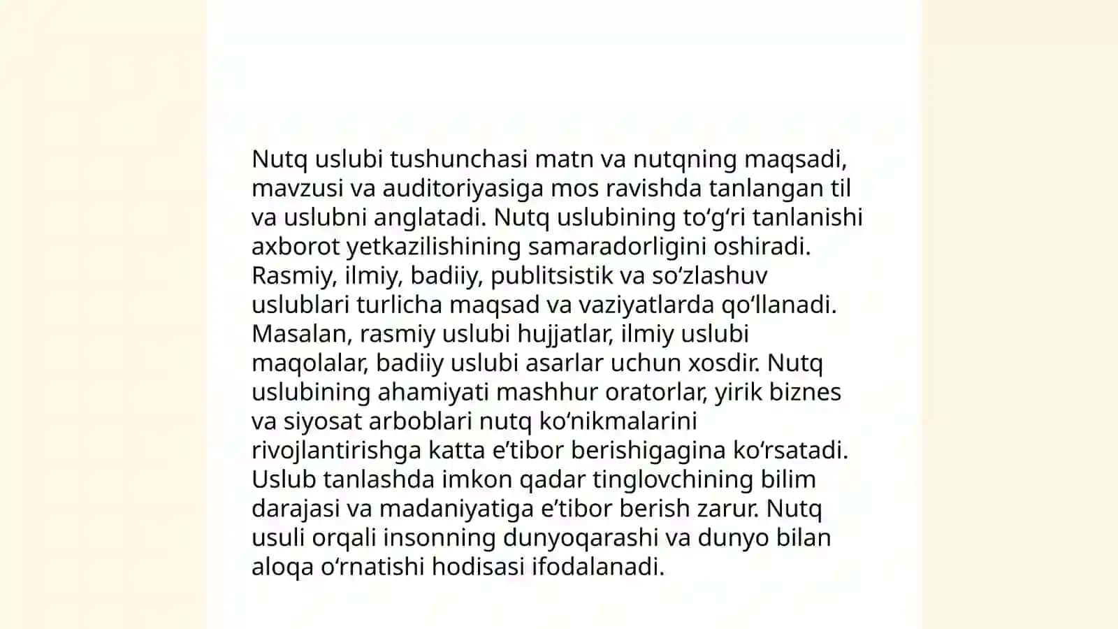 Nutq uslublarini òqitish orqali òquvchilarda muloqot madaniyatini shakllantirish metodikasi 3