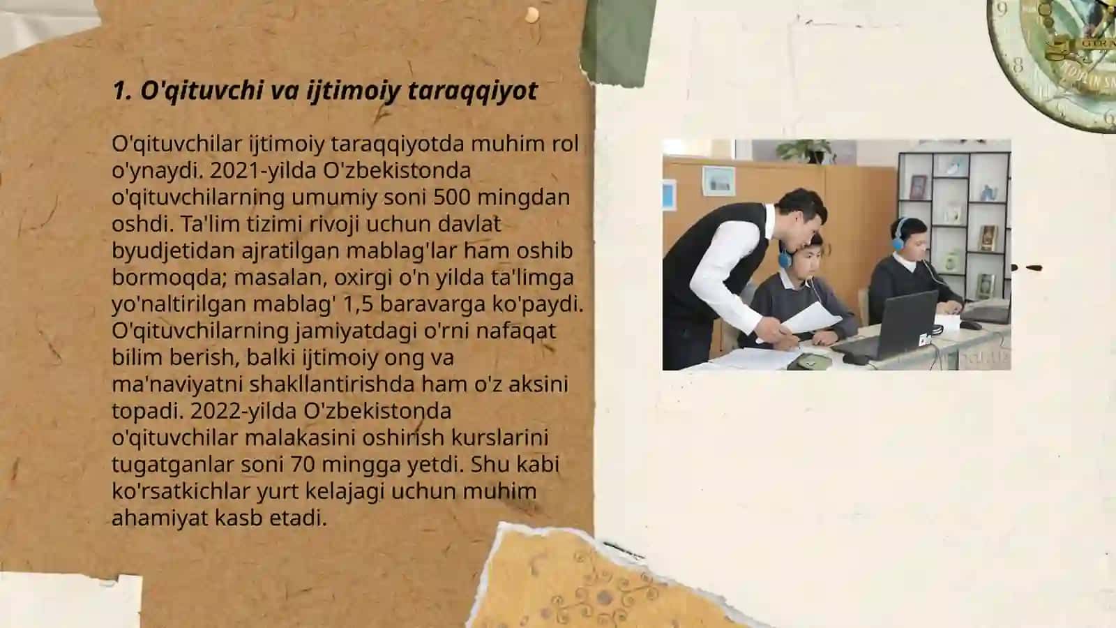 O'qituvchining jamiyatda tutgan o‘rni Negmatullayeva Mushtariy 3