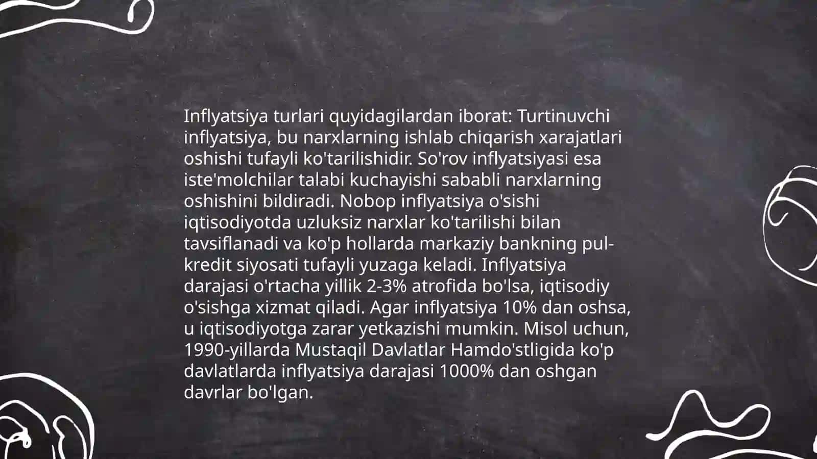 Inflyatsiya va aksilinflyatsiya siyosati 3