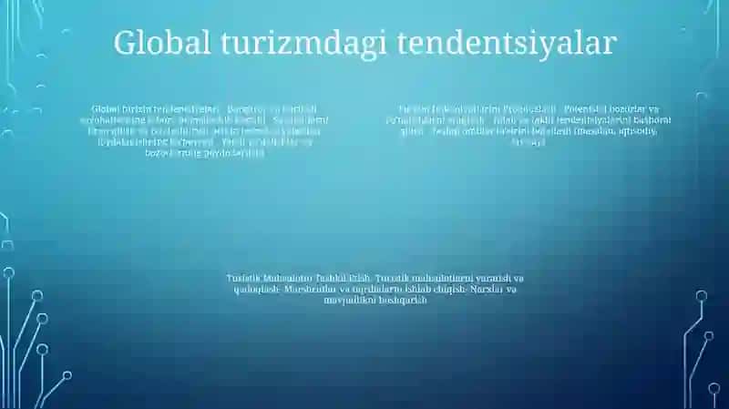 Turizm Imkoniyatlarini Prognozlash 3