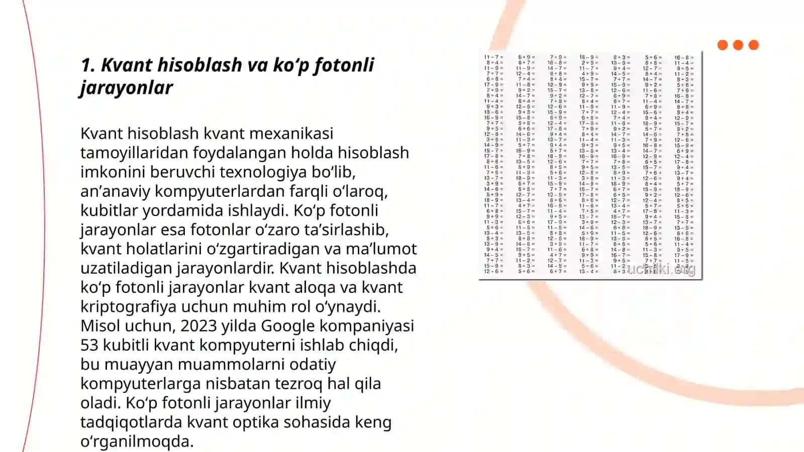 Koʻp fotonli jarayonlarni amaliy qoʻllanilishini tadbiq qilish 3