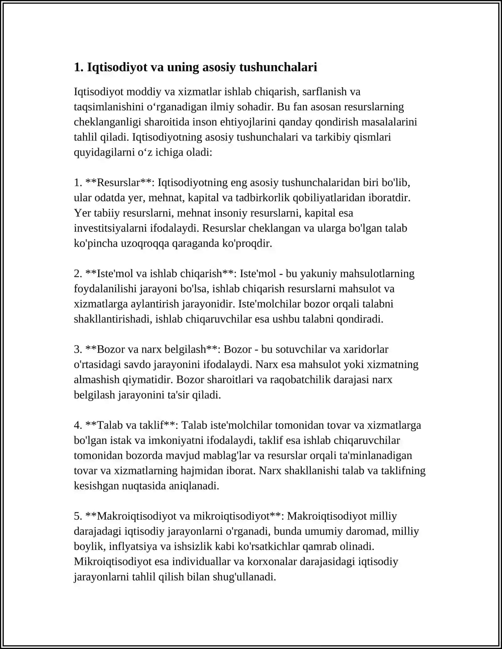 BOSHLANG'ICH SINF O'QUV PREDMETLARIDA IQTISODIY TUSHUNCHALARNING YARATILISHI 3