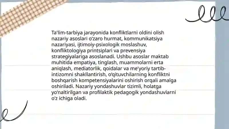 Ta'lim-tarbiya jarayonidagi konfliktli vaziyatlar profilaktikasi 3