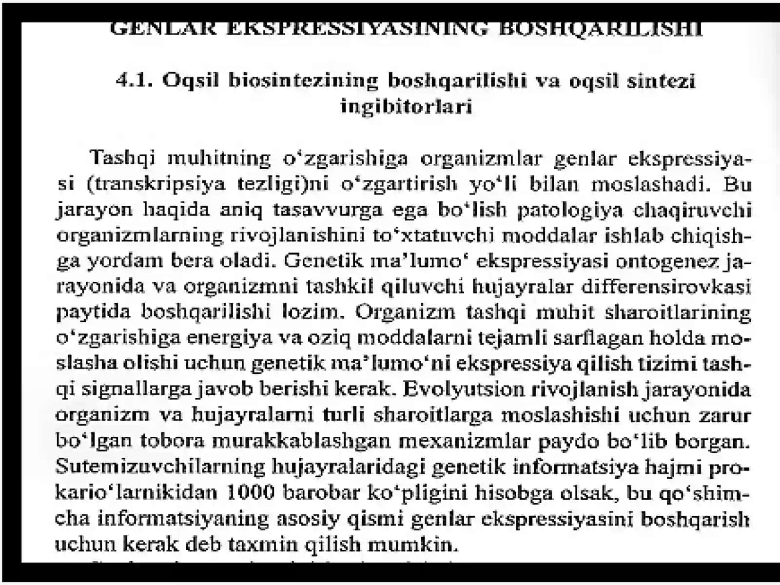 Genekspressiyasining boshqarilishi 3
