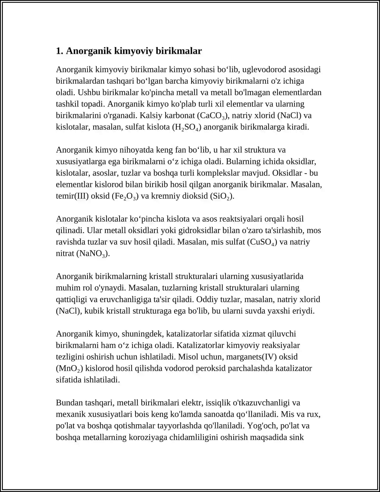 KIMYOVIY BIRIKMALAR 3