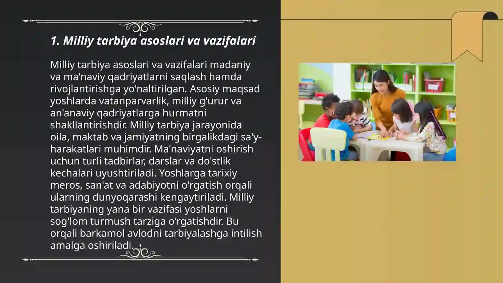 Milliy tarbiya asoslari fanining ahamiyati 3
