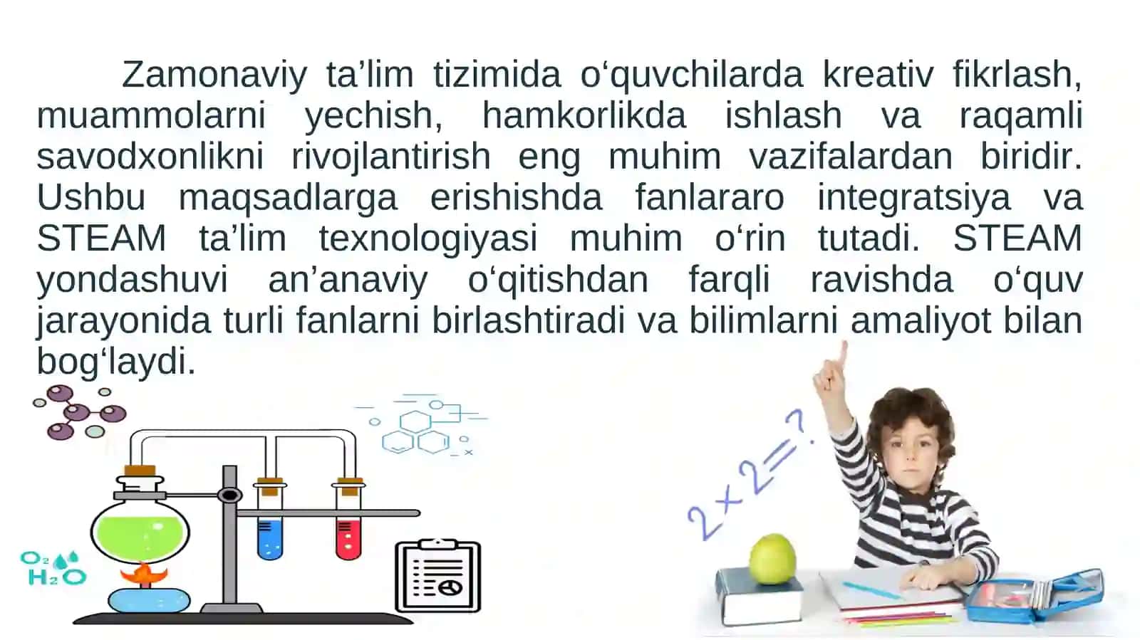 Fanlararo integratsiya – STEAM ta’lim texnologiyasi 3