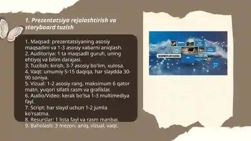 Multimediali prezentatsiyalar yaratish 3