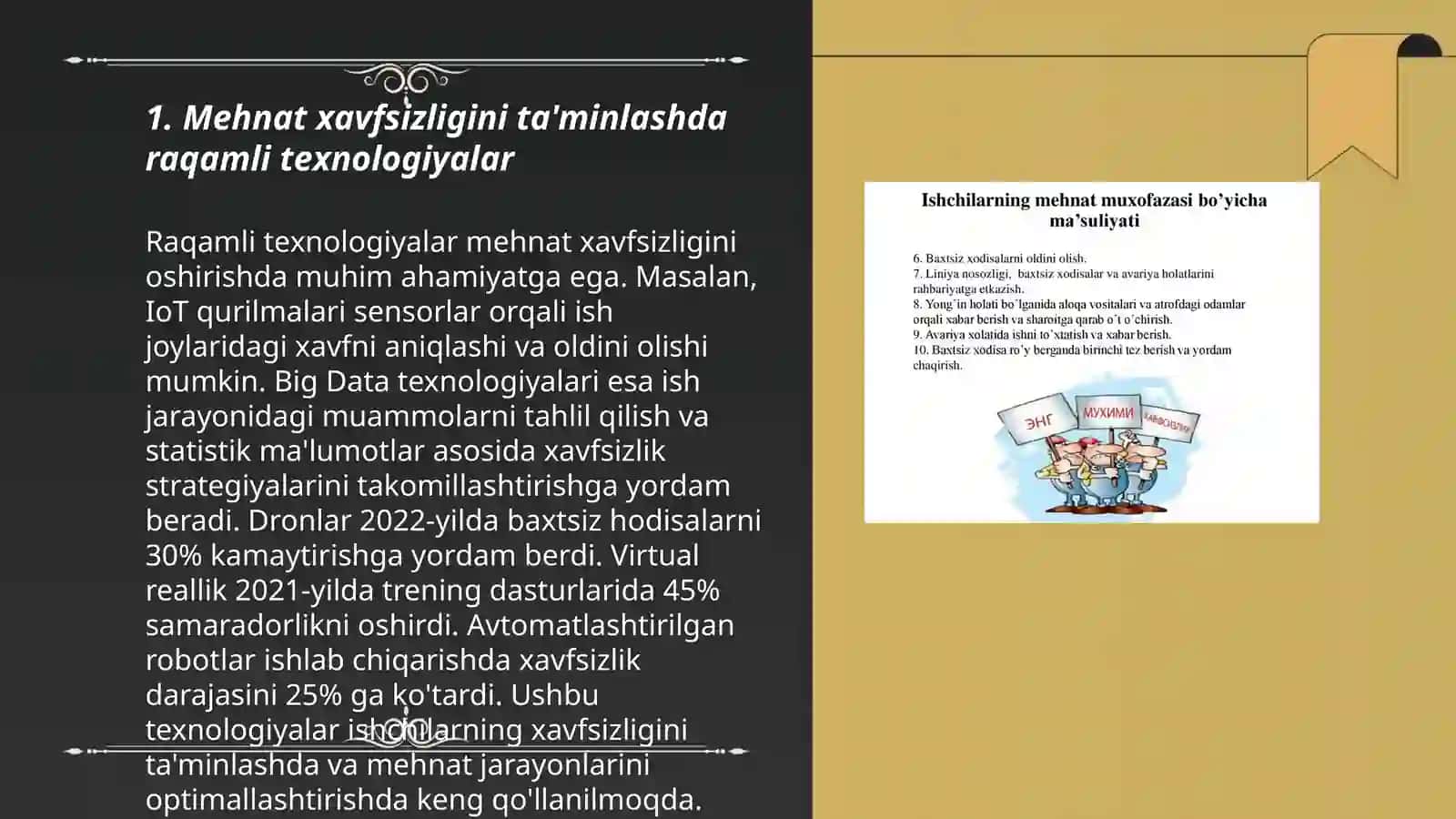 Mehnat xavfsizligi bo'yicha texnologik innovatsiyalar 3