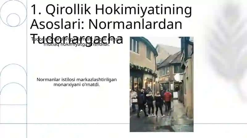 Angliyada Qirol hokimiyatining kuchayishi. Absolyutizim 3