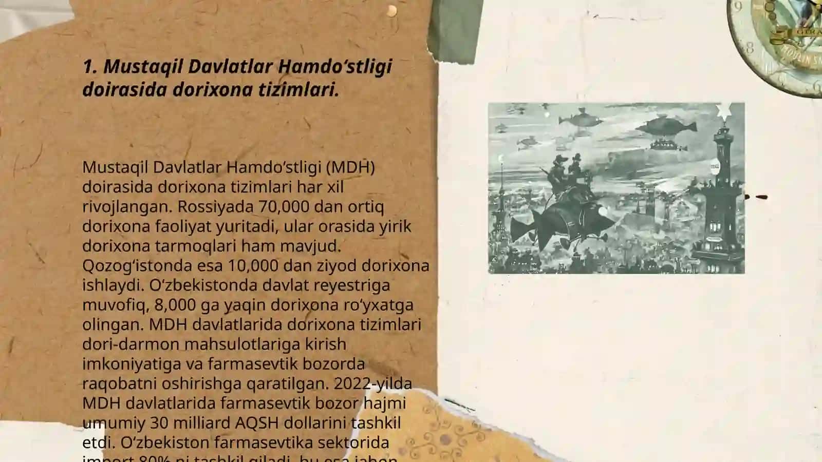 Mustaqil Davlatlar Hamdo‘stligi doirasida dorixona tizimlari 3