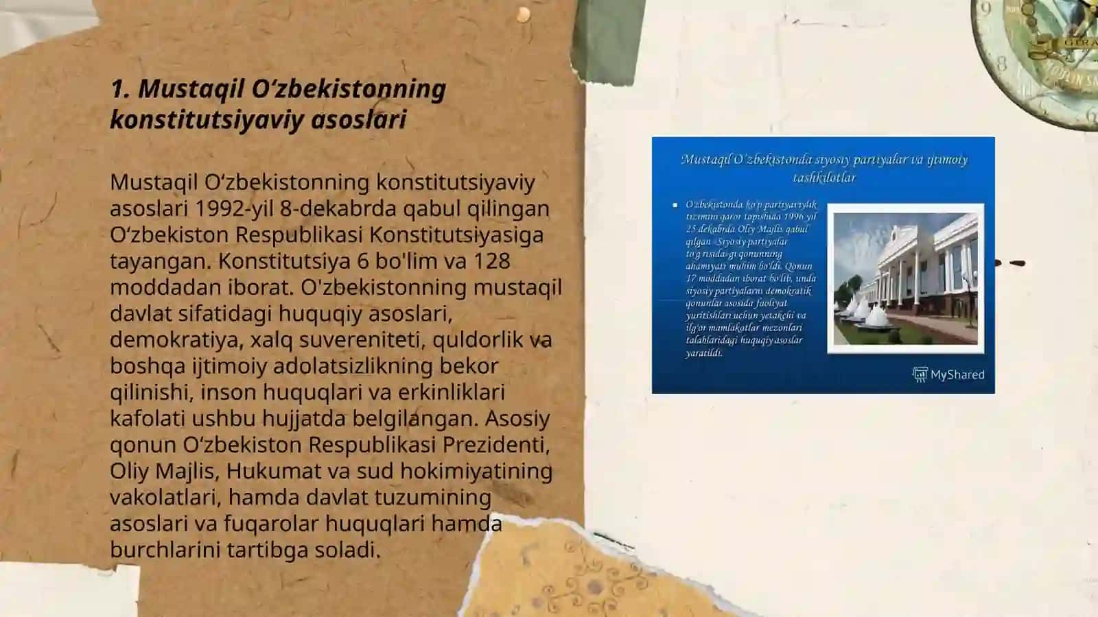 Mustaqil O'zbekistonda hokimiyatlar boʻlinishi prinsipi 3