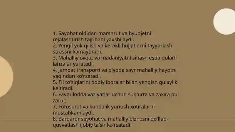 Oʻrolova Sarviniso Shodmon qizi 1-kurs 25.04-guruh 3