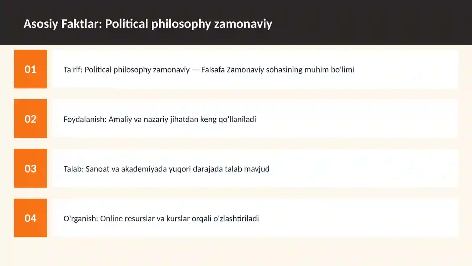 Political philosophy zamonaviy 3