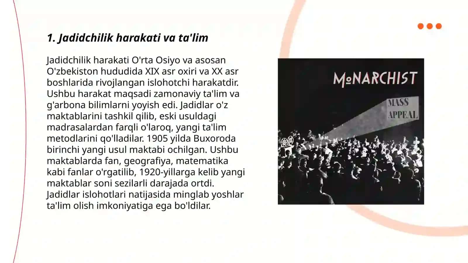 XIX asrning oxiri XX asrning boshlarida pedagogik fikrlar 3