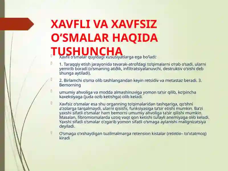 AYOLLAR JINSIY A’ZOLARIDA O’SMA OLDI VA O’SMA KASALLIKLARI 3