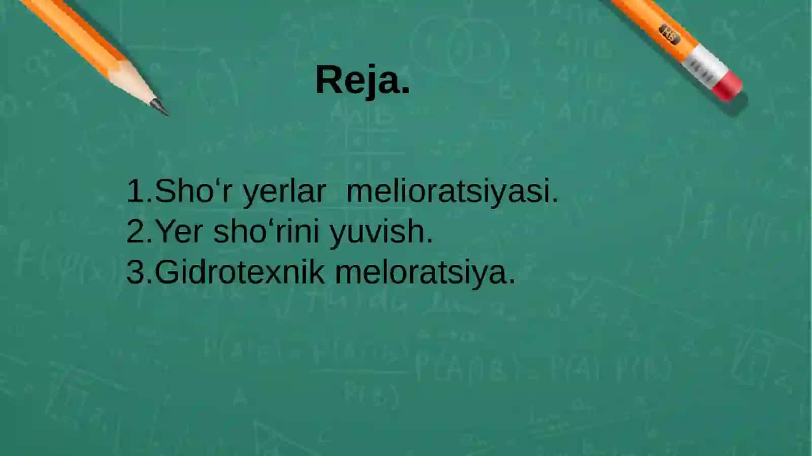 Tuproq melioratsiyasi va gidrologiyasi 3