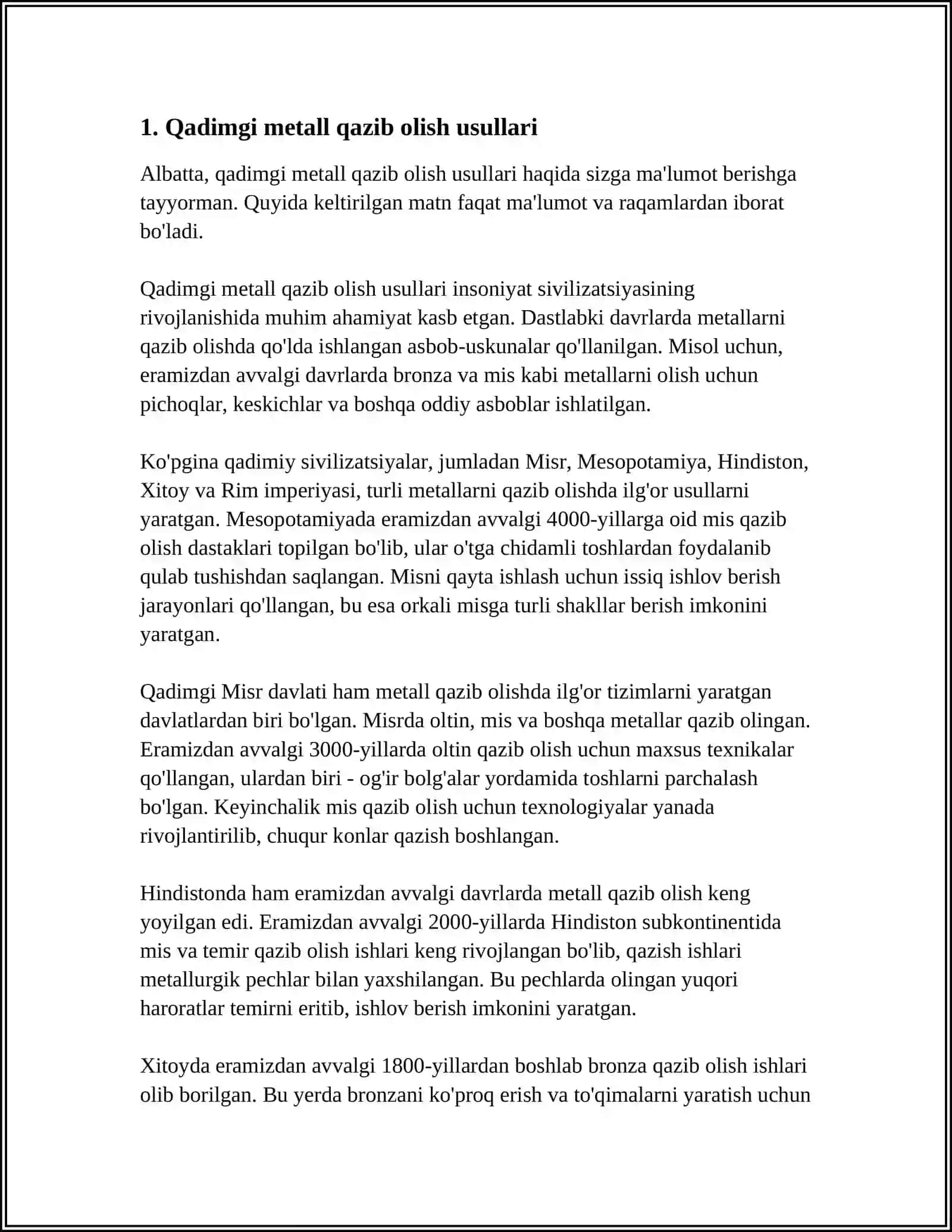 METALNING KASHF QILINISHI VA UNING INSONIYAT TARIXIDAGI AXAMIYATI 3