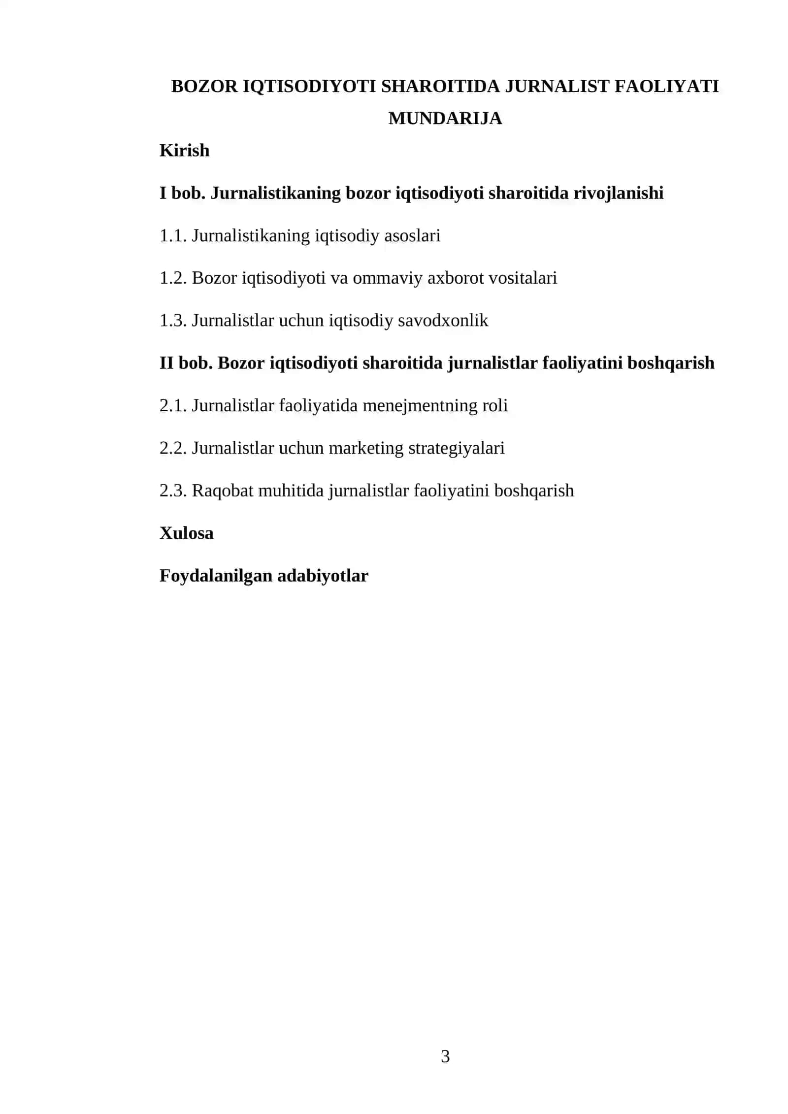 Bosma ommaviy axborot vositalari 4 kurs 3