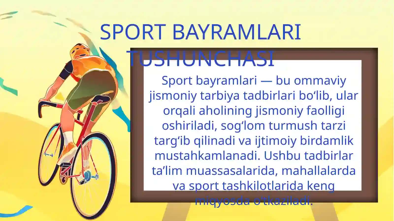 Sport bayramlarini o‘tkazishda milliy va harakatli o‘yinlardan foydalanish 3