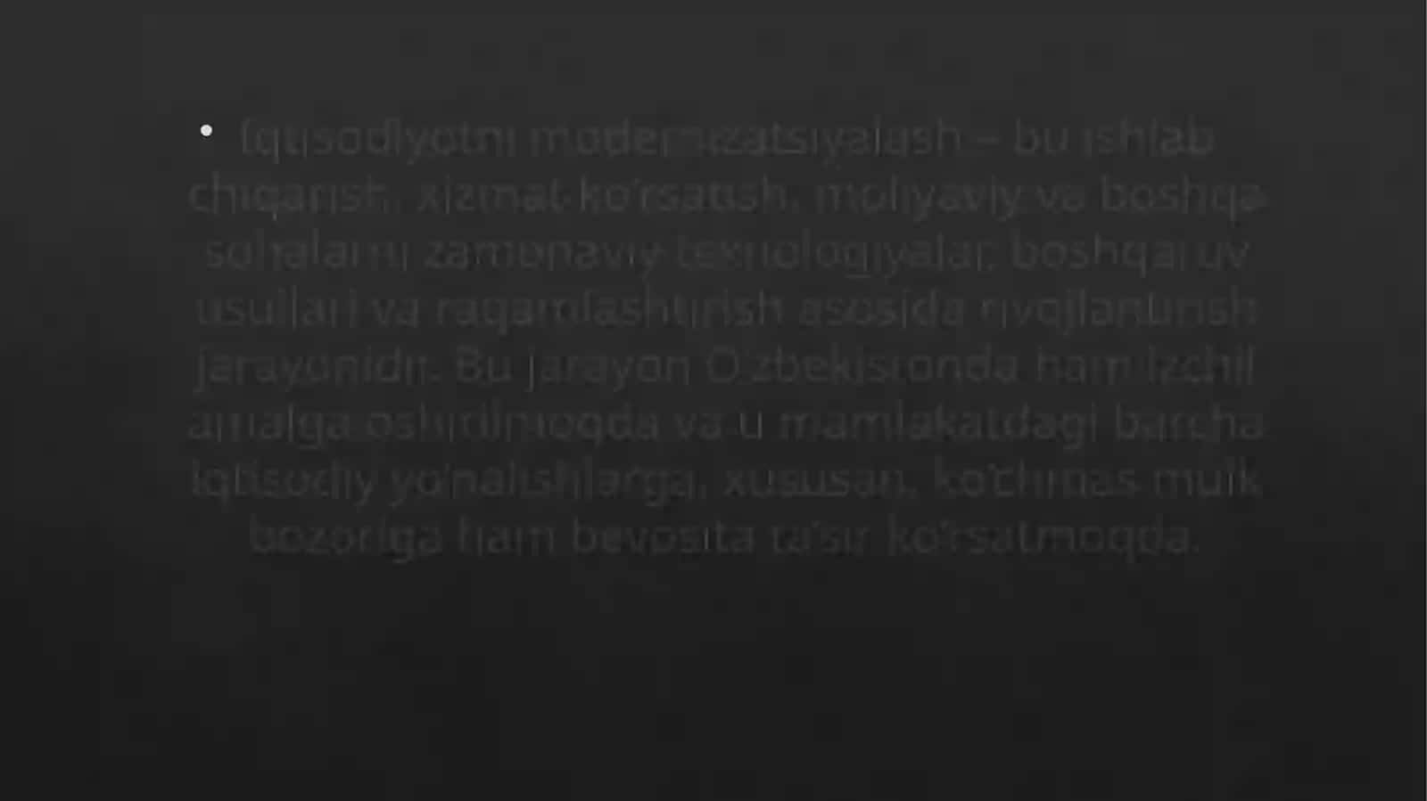 Iqtisodiyotnimodernizatsiyalash sharoiti da ko'chmas mulkni baholash faoliyatini rivojlantirish muammolari 3