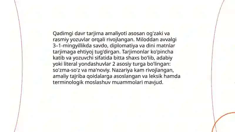 Tarjima nazariyasi fanining rivojlanish bosqichlari 3