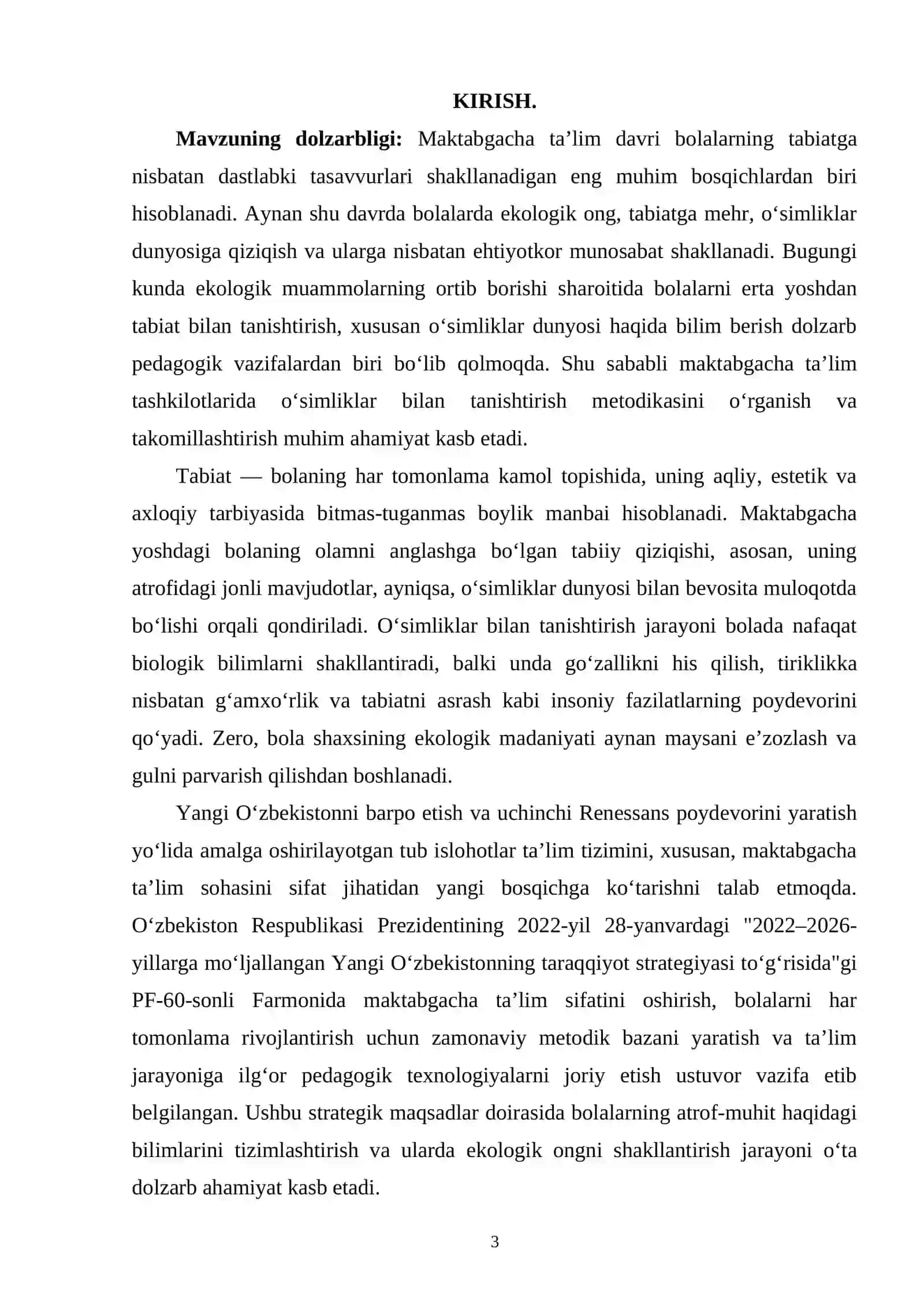Maktabgacha ta’lim tashkilotlarida bolalarni o’simliklar bilan tanishtrish metodikasi 3