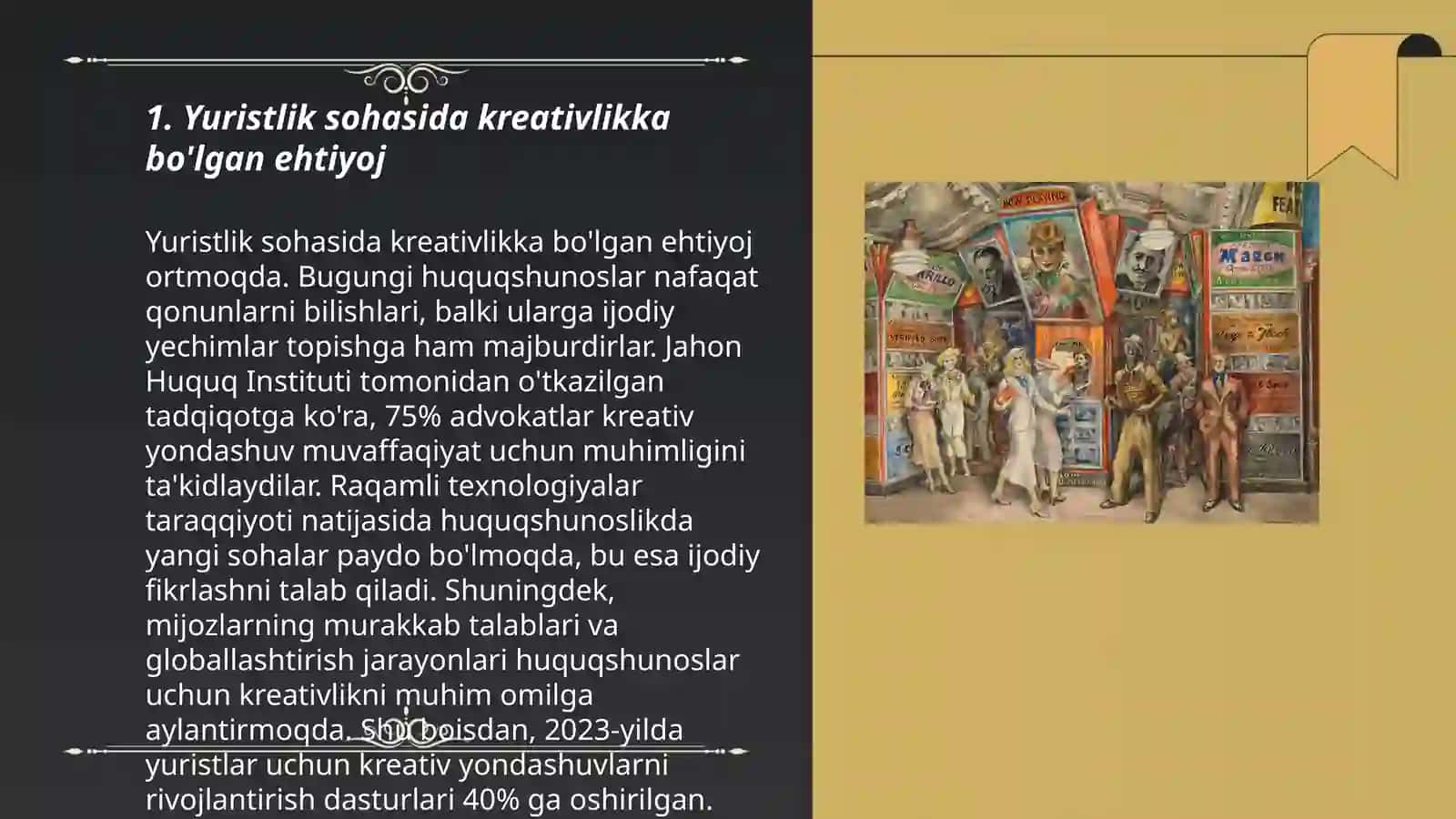 Yurist faoliyatida kreativlik roli 3