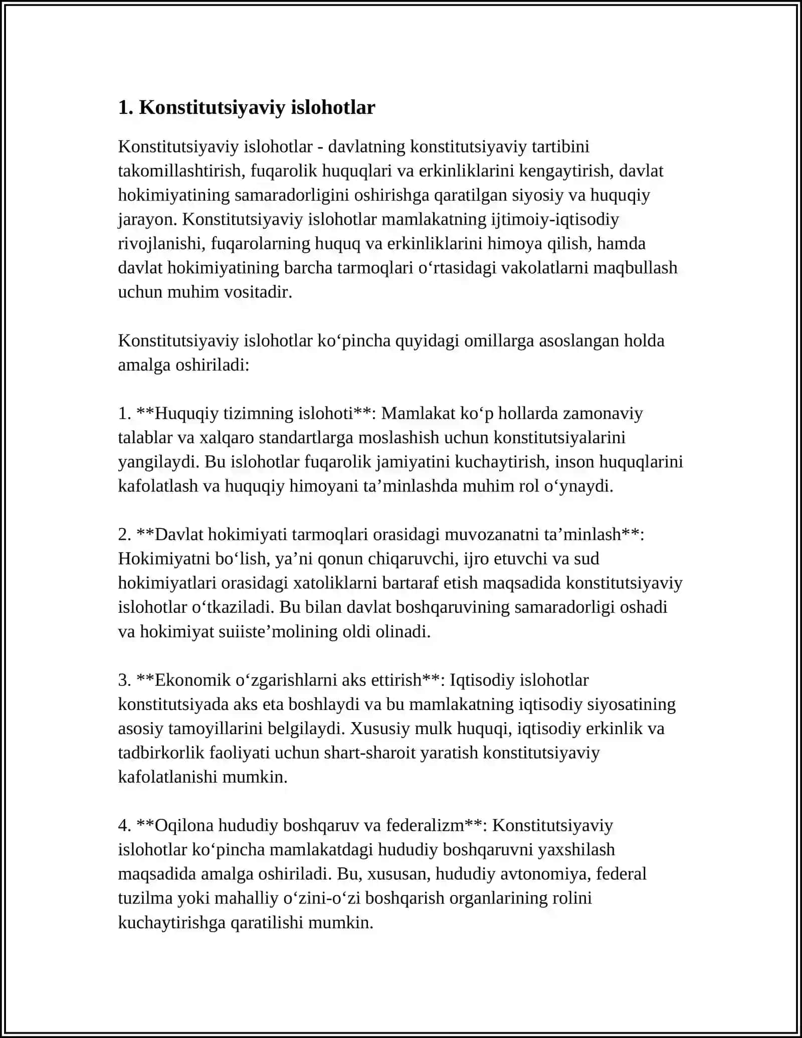 MUSTAQIL ISH Mavzu: KONSITITUTSION KOMISSIYA 3