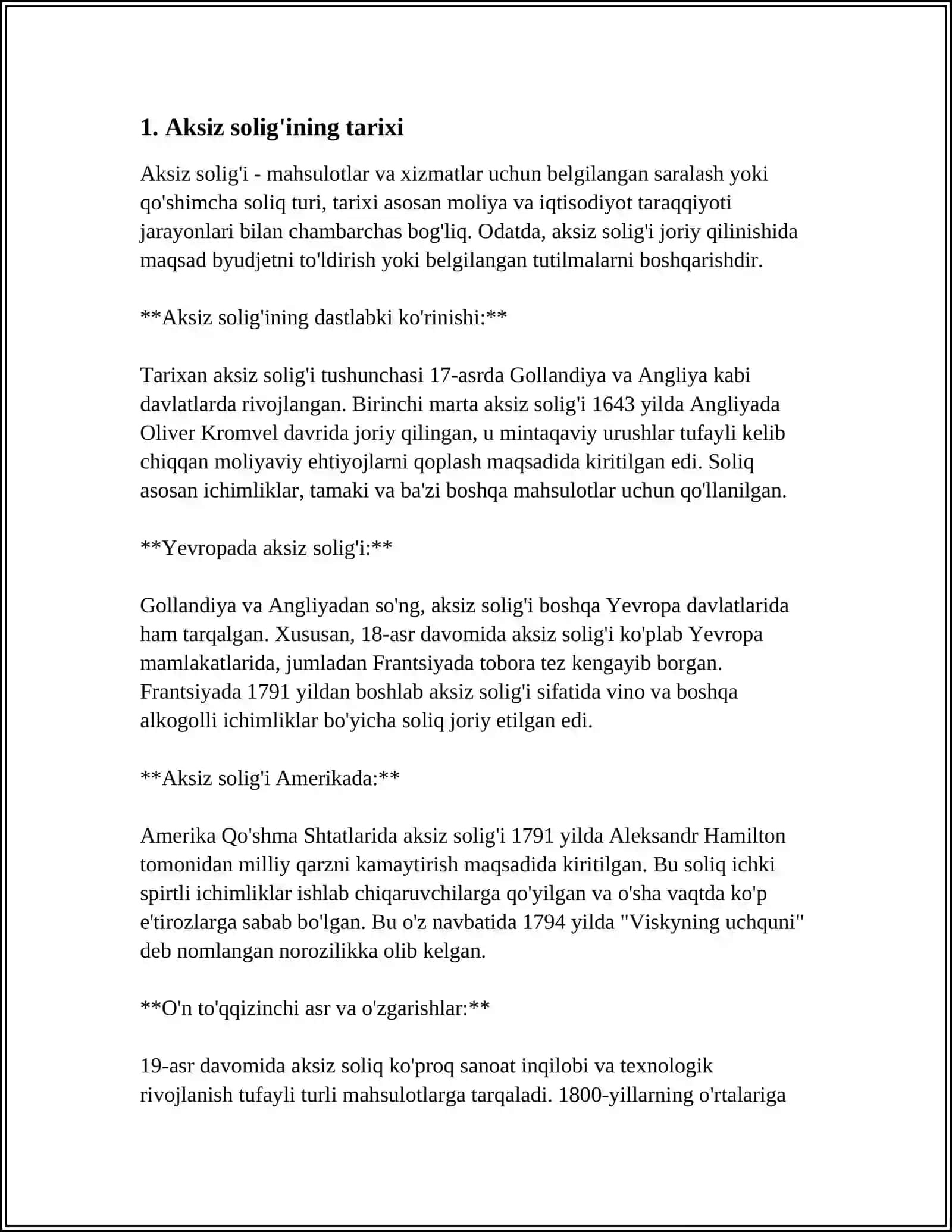 AKSIZ SOLIG'I 3