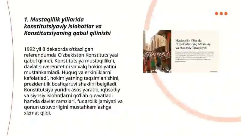 Mustaqillik yillarida davlat boshqaruvi tizimida amalga oshirilgan islohatlar 3