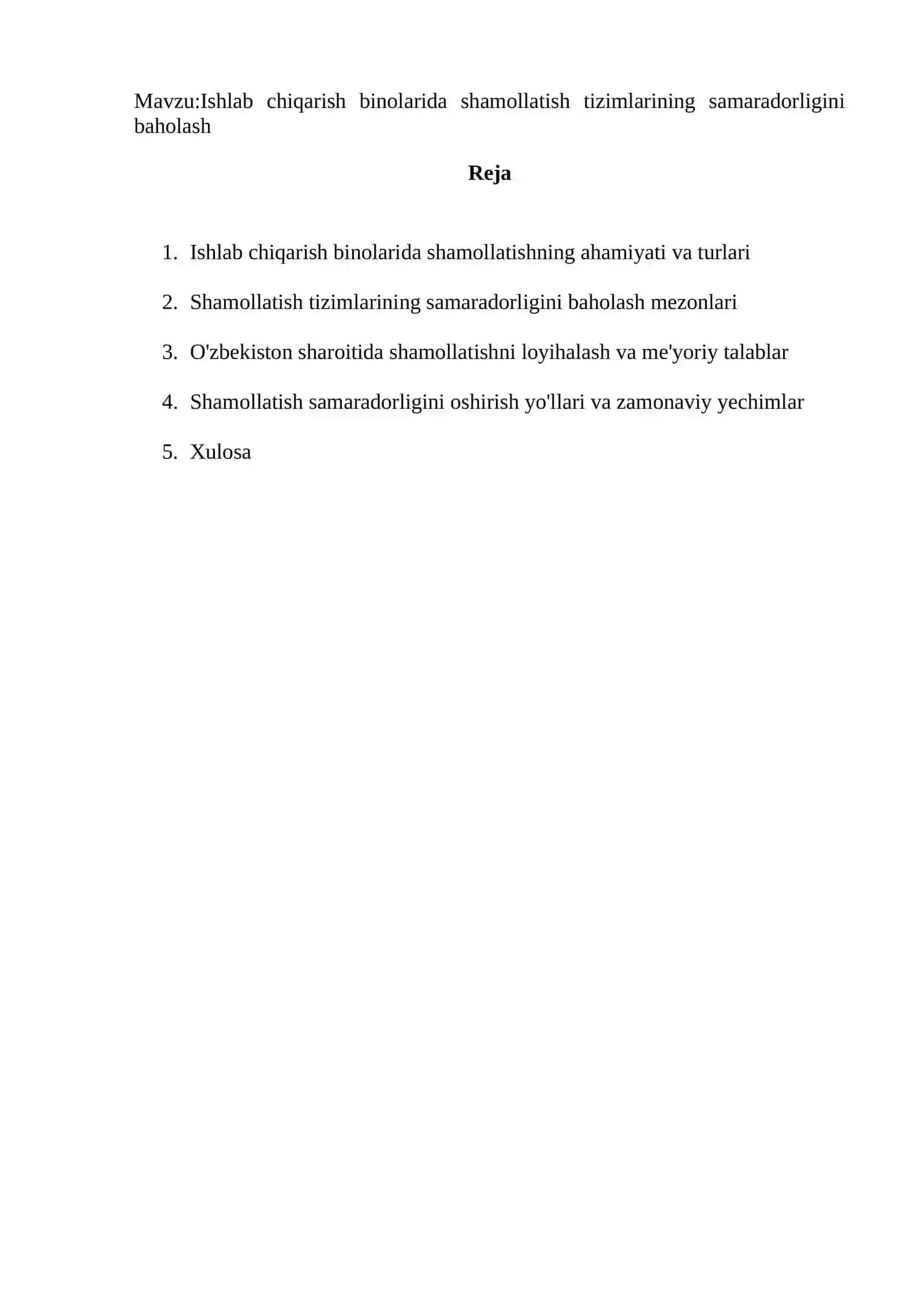 Ishlab chiqarish binolarida shamollatish tizimlarining samaradorligini baholash 3