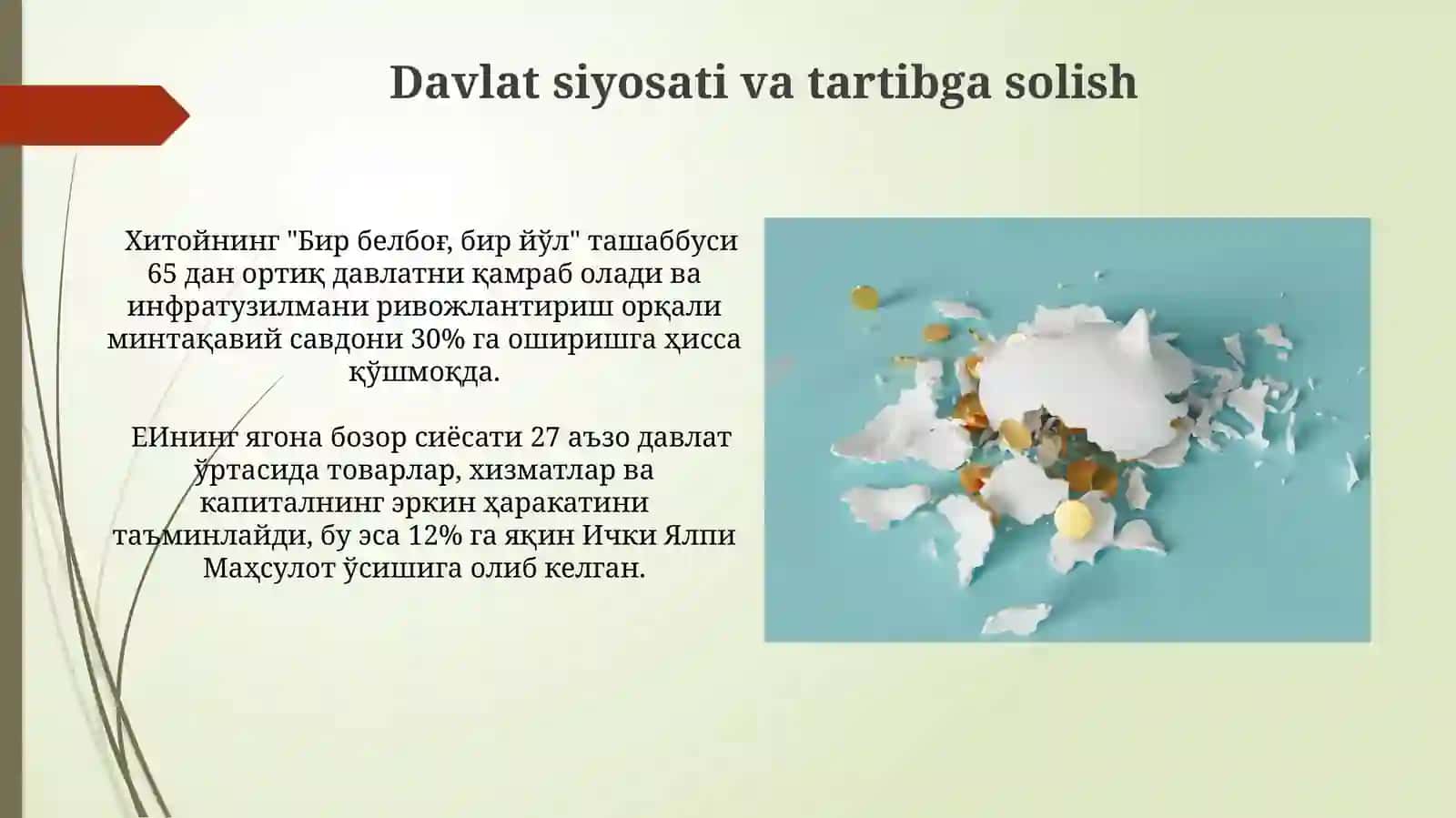 Jahon bozorining tarkibi 3