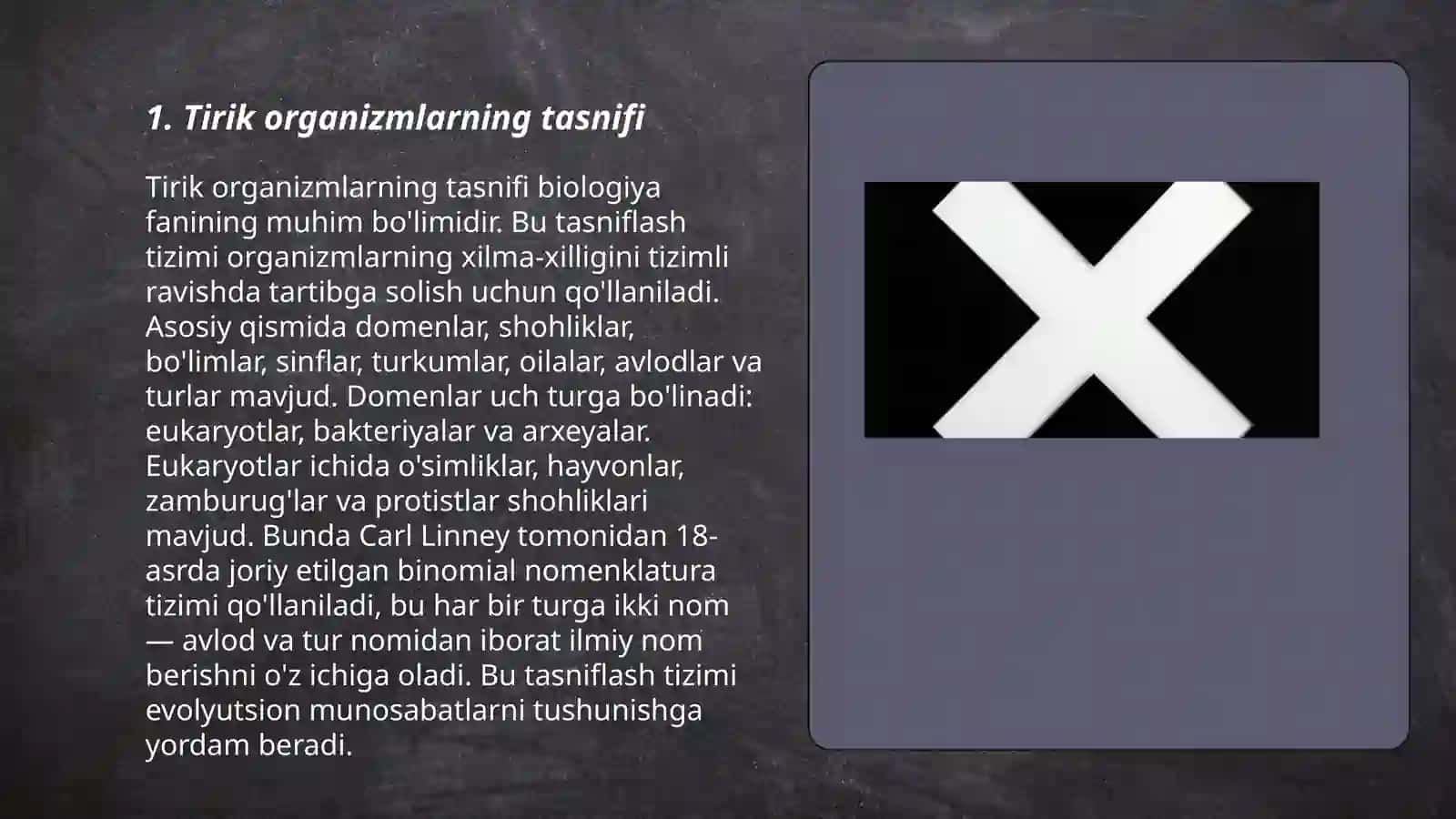 Tirik organizmlarning xilma-xilligi.Odam va uning biosferaga taʼsiri 3
