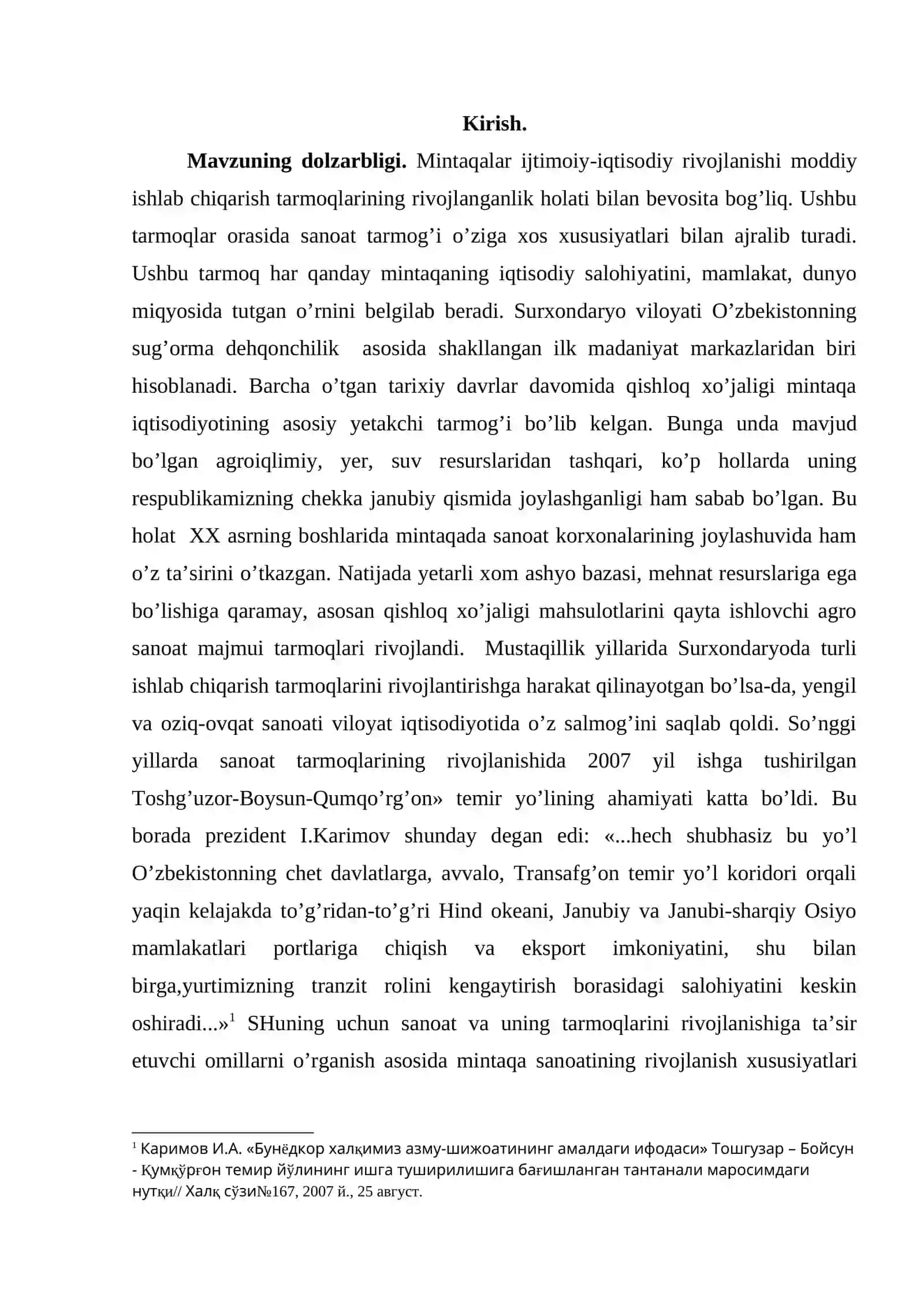 Surxondaryo viloyati sanoati tarmoqlari rivojlanishi va istiqbollari 3