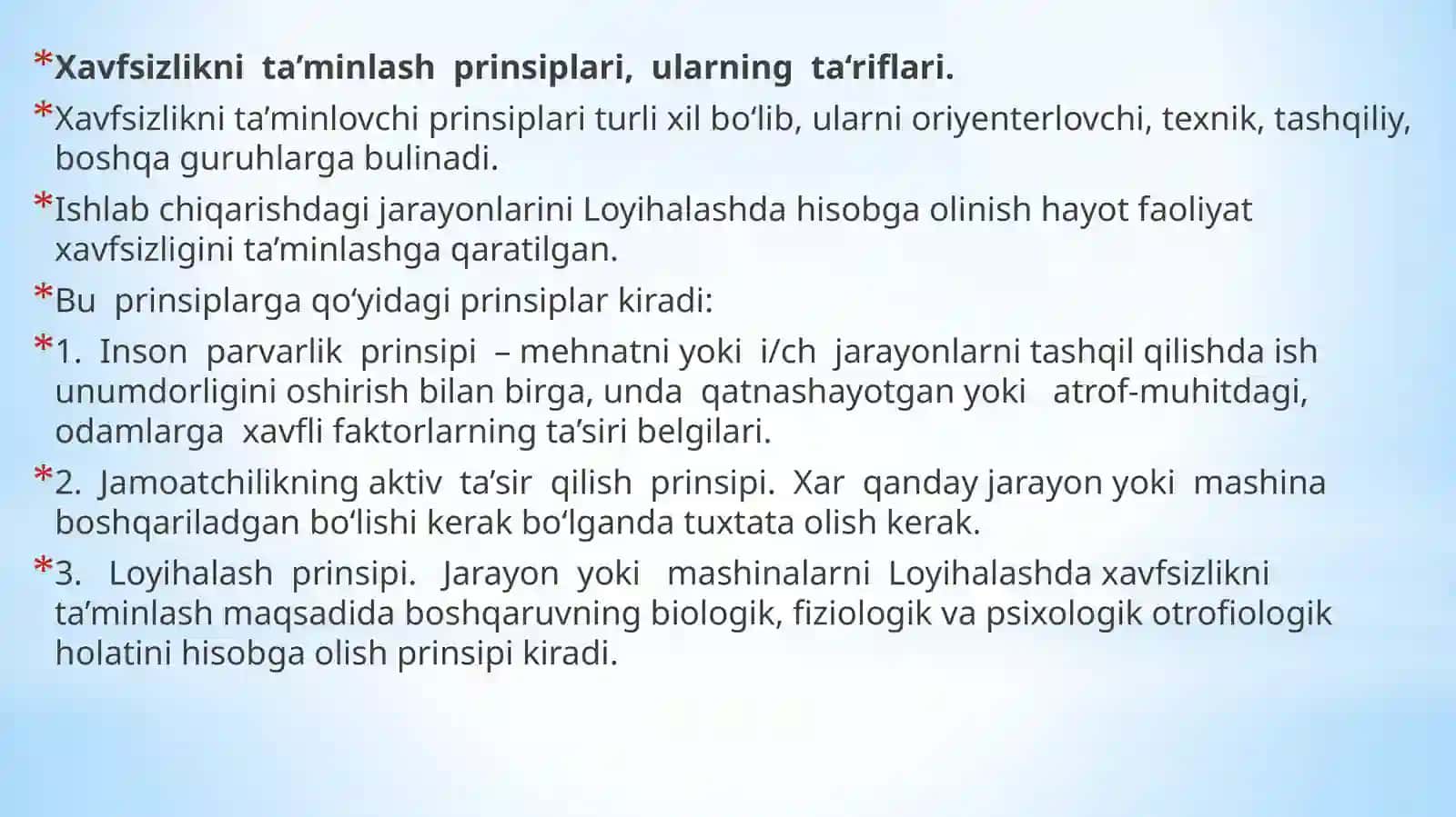 Xavfsizlikni ta'minlash vositalari va ularning turlarga bo'linishi 3