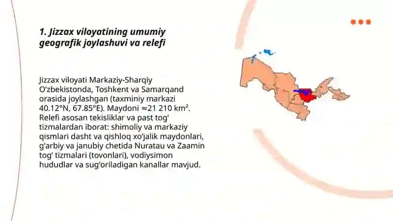 Jizzax Viloyati Haqida Maʼlumotlar 3