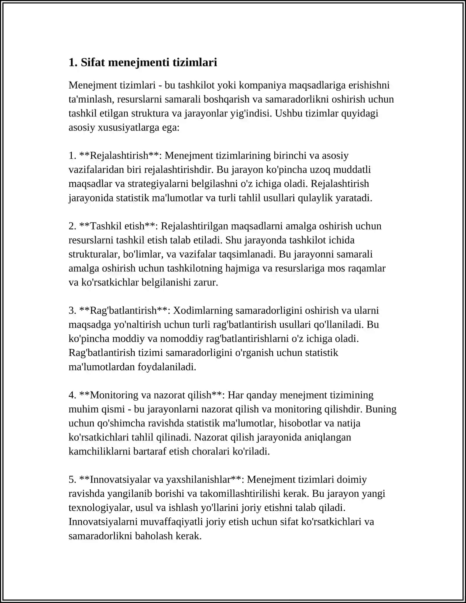 Sifat va Samardorlik 3