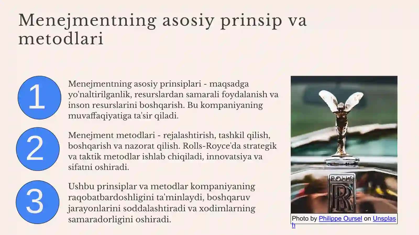 ROLLS-ROYCE Kompniyasida menejmentning xususiyatlari 3