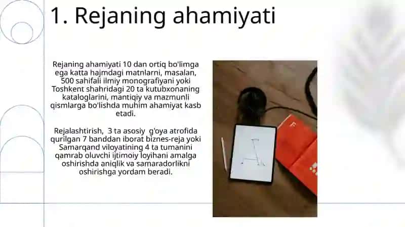 Rejalar Turlari 3