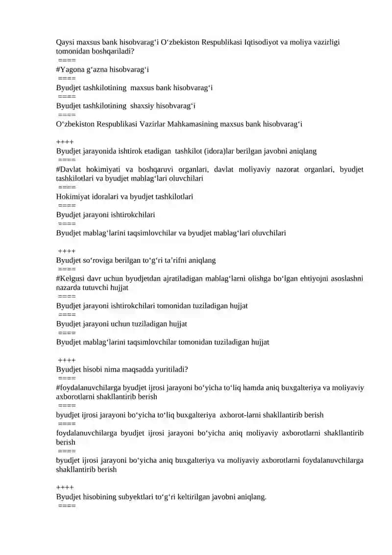 Budjet hisobi va g‘aznachilik 3