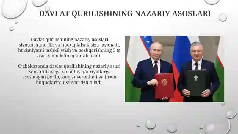 Yangi Oʻzbekiston: Xalqchil va insonparvar davlat qurishning nazariy asoslari va konsepsiyasi 3