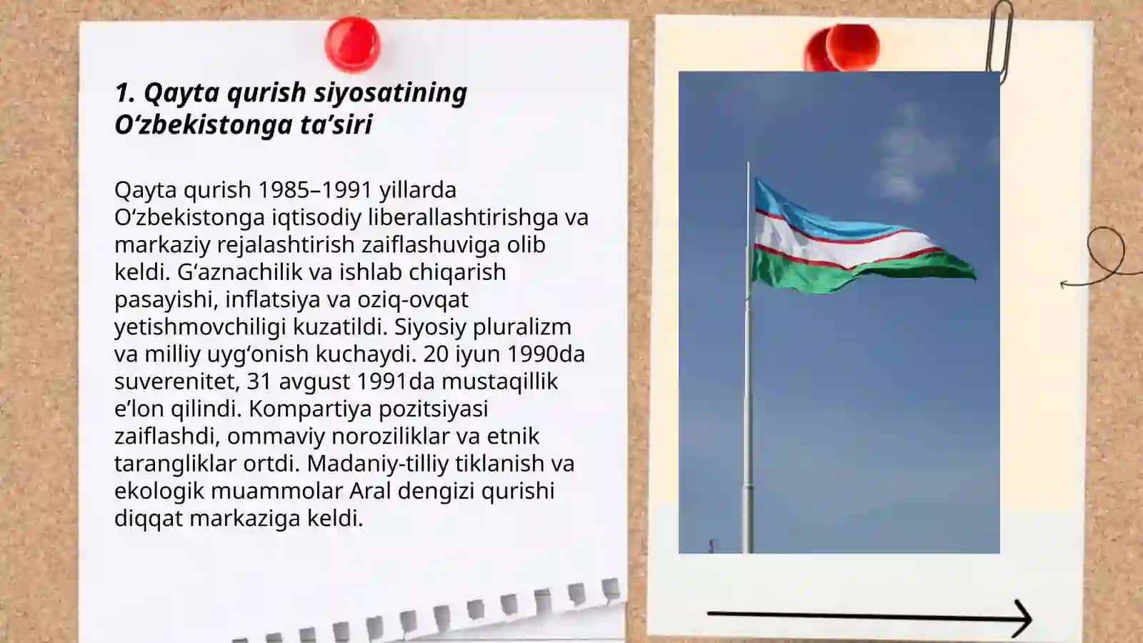 Qayta qurish yillarida Oʻzbekistondagi ijtimoiy siyosiy vaziyat 3