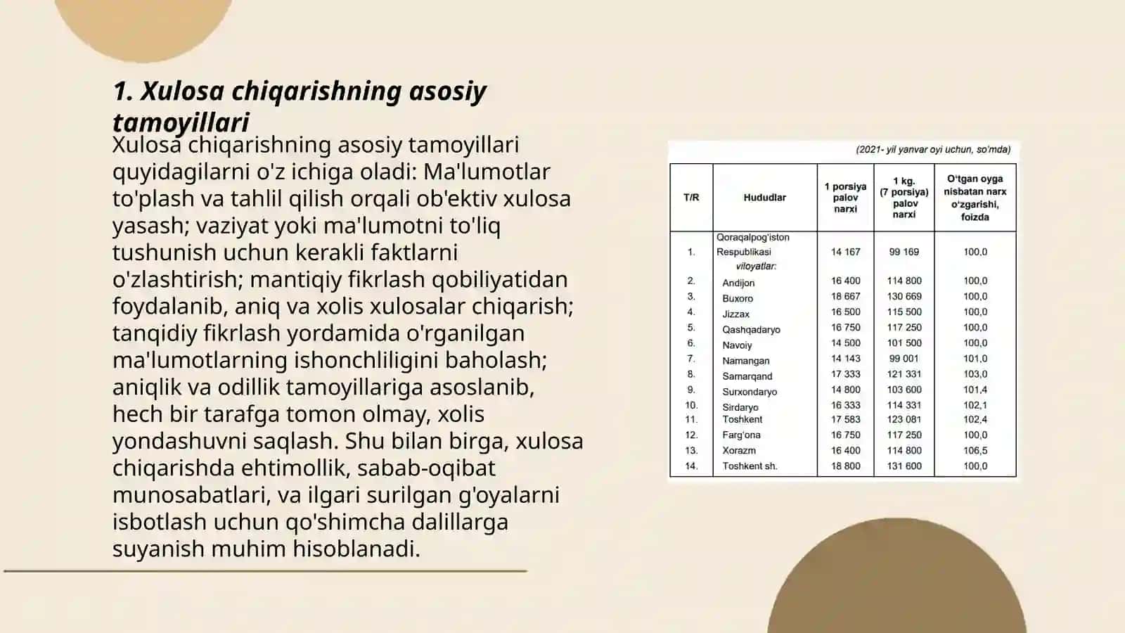 Xulosa chiqarishning umumiy mantiqiy tavsifi 3